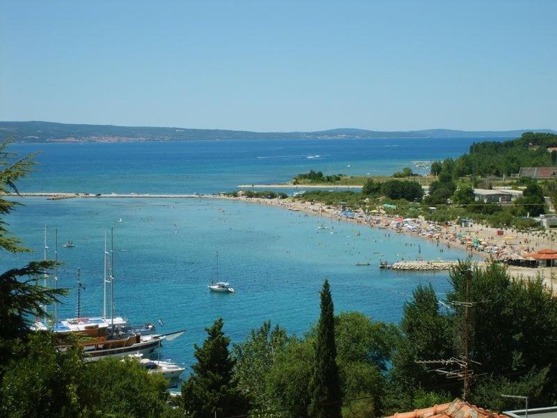 Apartment In Omis With Sea View, Balcony, Air Conditioning, Wi-Fi Kültér fotó