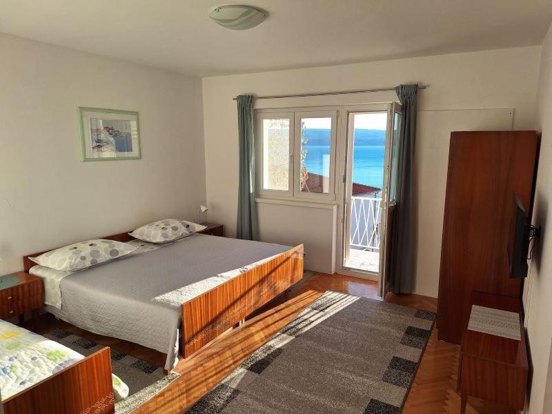 Apartment In Omis With Sea View, Balcony, Air Conditioning, Wi-Fi Kültér fotó